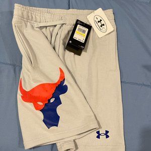 UA Project Rock Terry Shorts Youth Medium